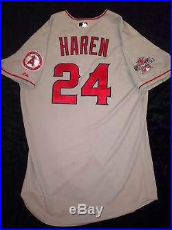 Dan Haren 2010 ANGELS Game-Worn MLB Used Uniform / Jersey All-Star Game Patch