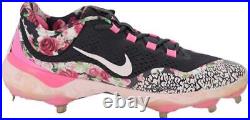 Dansby Swanson Chicago Cubs Game-Used Pink Nike Cleats vs. Item#13110226