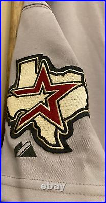 Daryle Ward 2002 Houston Astros Game Used Gray Jersey Texas Patch