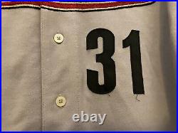 Daryle Ward 2002 Houston Astros Game Used Gray Jersey Texas Patch