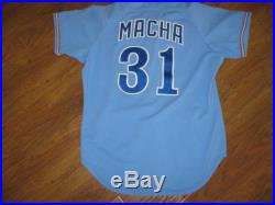 Dated Set 1 1979 Montreal Expos Blue game used worn jersey Ken Macha #31 infield