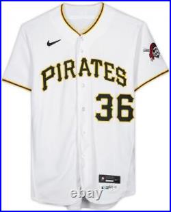 Dauri Moreta Pittsburgh Pirates Player-Issued #36 White Jersey from