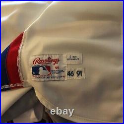 Dave WAINHOUSE Game Worn/Used/Issued 1991 Montreal Expos Road Jersey #26