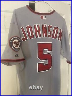 Davey Johnson Washington Nationals Game Used Worn Jersey Mets Orioles LEGEND