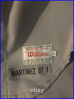 Davey Martinez 1997 Game Worn Used Jersey Washington Nationals Chicago White Sox