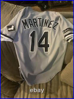 Davey Martinez 1997 Game Worn Used Jersey Washington Nationals Chicago White Sox