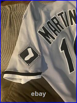 Davey Martinez 1997 Game Worn Used Jersey Washington Nationals Chicago White Sox