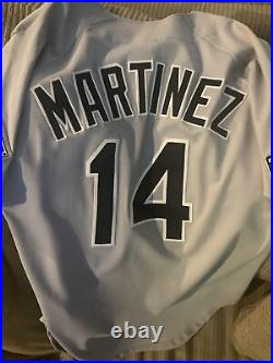 Davey Martinez 1997 Game Worn Used Jersey Washington Nationals Chicago White Sox