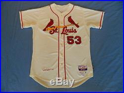 David Aardsma 2014 St. Louis Cardinals non game used jersey MLB authenticated