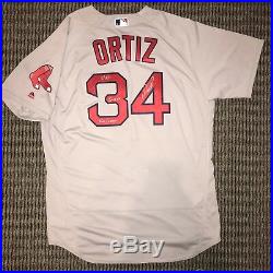 David Ortiz Boston Red Sox Game Used Jersey 2016 Signed, MLB Auth, 3-4, RBI