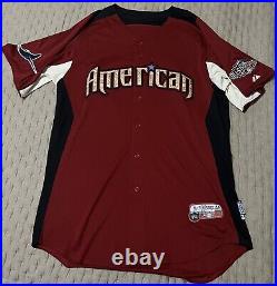 David Price Game Used 2011 All Star Game Jersey MLB Authenticated Holo RAYS