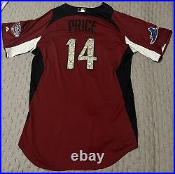David Price Game Used 2011 All Star Game Jersey MLB Authenticated Holo RAYS