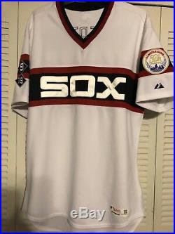 David Robertson 2015 Game Used Worn Chicago White Sox 1983 Style Jersey