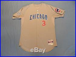 David Ross 2015 Chicago Cubs game used jersey MLB authenticated