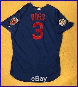 David Ross 2018 Team Issued Spring Training Chicago Cubs Jersey 2016 WS Champs