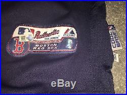 David Ross Boston Red Sox Game Used Worn Baseball BP Jersey, World Series Patch