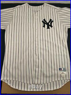 David Wells 1998 New York Yankees #33 Game Issued Home Pinstripe Size 54 Jersey