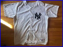 David Wells 2002 Game Used Home Yankees Jersey LOA
