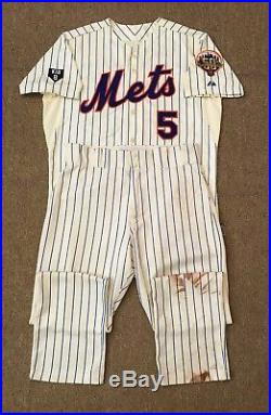 David Wright MLB Holo Amazin' Mets Game Used Jersey Home Run 2012 New York Mets