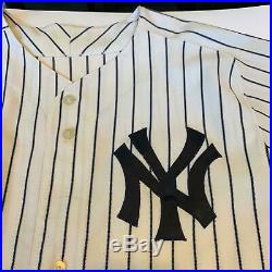 Derek Jeter Game Used 2004 New York Yankees Home Jersey Dave Miedema COA