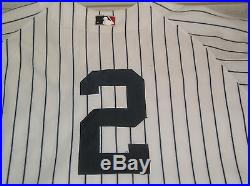 Derek Jeter New York Yankees Game Used 2003 Home White Sz 48 + 2 Jersey