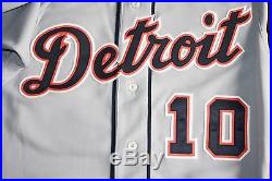 Detroit Tigers 2009 Game Used Road Jersey Jim Leyland MGR size 44