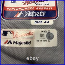 Detroit Tigers Home Gray Game Used Jersey Jackie Robinson Day #42 Team Issued