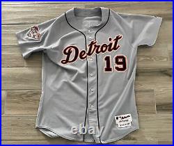 Detroit Tigers game worn/used jersey #19 LOGAN with All Star patch ROAD JERSEY1