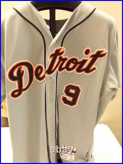 Detroit Tigers nick castellanos game used jersey gray