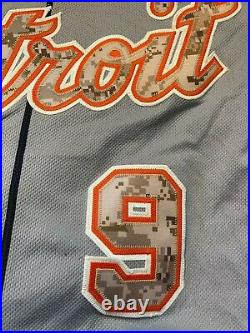 Detroit Tigers slugger Nick Castellanos game used/worn memorial day jersey
