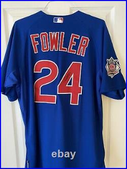 Dexter Fowler Game Used Chicago Cubs 2015 Autographed