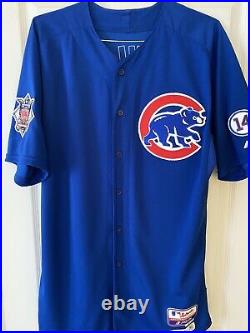 Dexter Fowler Game Used Chicago Cubs 2015 Autographed