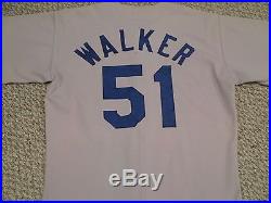 Dixie Walker #51 size 40 1973 Los Angeles DODGERS Game Used Jersey Road Gray