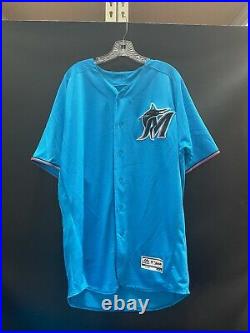 Doble #50 Miami Marlins Game Used Stitched Authentic Jersey (minors)