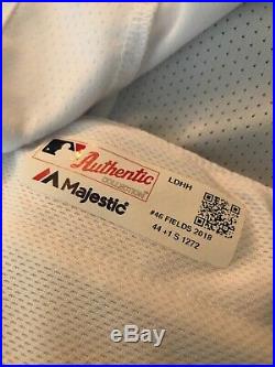 Dodgers Game Used 2018 Postseason Jersey #46 With 60th Anniversary Patch! Size 44