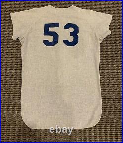 Don Drysdale Los Angeles Dodgers Game Used Worn Jersey 1966 SGC LOA Excellent/VG