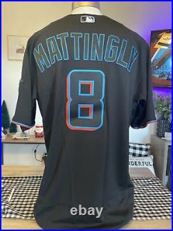 Don Mattingly Miami Marlins Game Used Jersey Sept. 29, 2019 Career Win #722