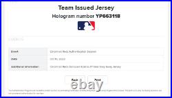 Donovan Solano Cincinnati Reds 2023 Nike Team Issued Road Jersey MLB Holo