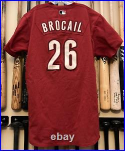 Doug Brocail 2001 Houston Astros Team Issued Red Mesh BP Jersey Size 50