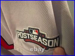 Drew Pomeranz Team Issued Red Sox Road Postseason Jersey Light Use