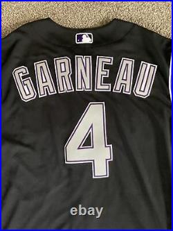 Dustin Garneau 2021 All Star Patch Colorado Rockies Issued Game Jersey