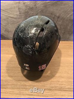 Dustin Pedroia Boston Red Sox Game Used Helmet World Series 2013 All Star Worn