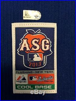 Dustin Pedroia MLB Holo Game Used Jersey 2013 ASG BP Boston Red Sox