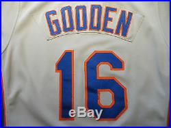 Dwight Gooden Game Used New York Mets Jersey ROY All Star MLB Baseball