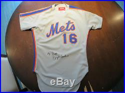 Dwight Gooden Game Used New York Mets Jersey ROY All Star MLB Baseball