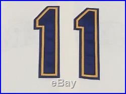 EDGAR MARTINEZ #11 2015 Seattle Mariners Home Cream game jersey issued MLB HOLO