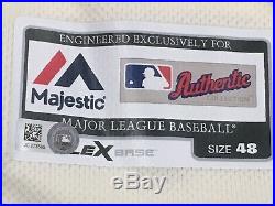 EDGAR MARTINEZ 2017 Seattle Mariners Home Cream game used jersey 40TH MLB HOLO