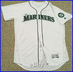 ENCARNACION size 50 #10 2019 Seattle Mariners game jersey used home white MLB