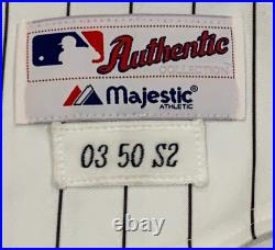 EVERETT size 50 #27 2003 Chicago White Sox Game Used jersey home white set 2
