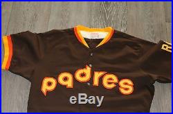 Ed Whitson 1984 Padres Brown Game Used / Worn Jersey